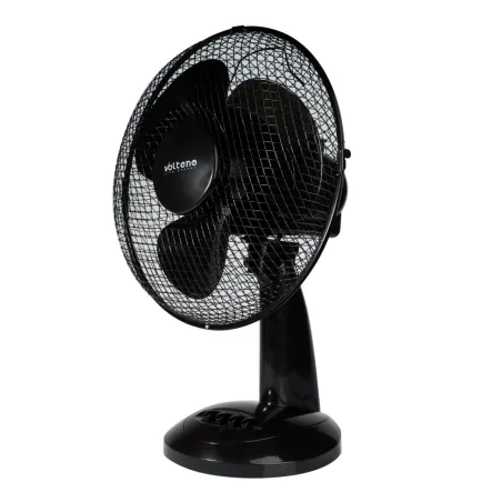 Wentylatory-na-biurko - wentylator biurkowy czarny z regulacją prędkości wiatrak stołowy vo0025 volteno 