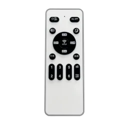 Plafony - plafon led z wiatrakiem na pilota o średnicy 60cm lampowentylator czarny zephyr ml1514 eko-light 