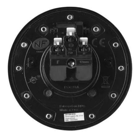 Gniazda-pojedyncze-podtynkowe - hermetyczne białe gniazdo elektryczne podtynkowe okrągłe ip55 or-gm-9030/w orno 