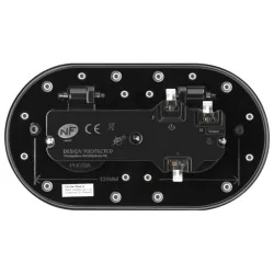 Gniazda-podwojne-podtynkowe - zewnętrzne gniazdo podwójne podtynkowe kontakt owalny srebrny ip55 or-gm-9046/g orno 