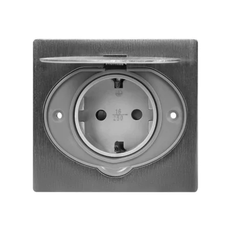 Gniazda-pojedyncze-podtynkowe - hermetyczne gniazdo elektryczne podtynkowe schuko or-ae-1397(gs) orno 