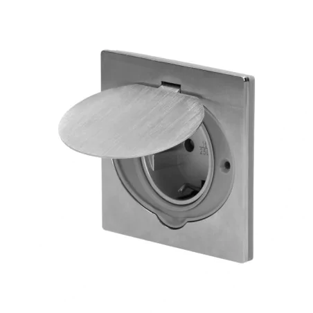 Gniazda-pojedyncze-podtynkowe - hermetyczne gniazdo elektryczne podtynkowe schuko or-ae-1397(gs) orno 