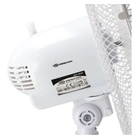 Wentylatory-podlogowe - mocny wentylator stojący wiatrak podłogowy biały na upały 40w dedra 