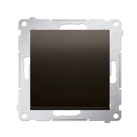 Wylaczniki-jednobiegunowe - przycisk pojedynczy zwierny dzwonkowy brązowy dp1.01/46 simon 54 kontakt-simon 