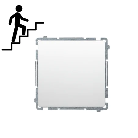 Wylaczniki-schodowe - biały włącznik schodowy zmienny bez piktogramu bmw6.01/x/11 kontakt simon basic 