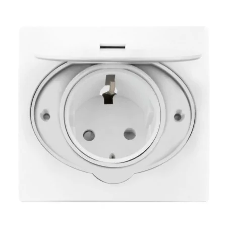 Gniazda-pojedyncze-podtynkowe - białe hermetyczne gniazdo zewnętrzne podtynkowe ip44 schuko or-ae-1397(gs)/w orno 