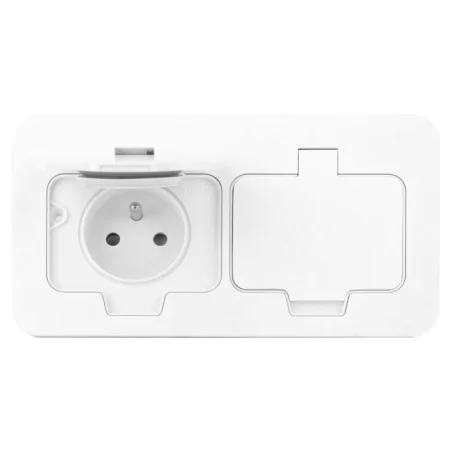 Gniazda-podwojne-podtynkowe - zewnętrzne gniazdo podwójne podtynkowe białe elewacyjne p55 or-gm-9047/w orno 