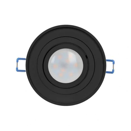 Oprawy-sufitowe - oczko sufitowe czarne ruchome podtynkowe gu10 sormus r ad-od-6169/b orno 