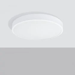 Plafony - plafon sufitowy led biały okrągły o średnicy 60cm 65w 3000k onyx sl.1249 sollux 