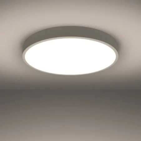 Plafony - plafon sufitowy led biały okrągły o średnicy 60cm 65w 3000k onyx sl.1249 sollux 