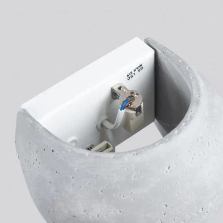 Kinkiety-do-salonu - kinkiet ścienny betonowy industrialny góra-dół globe sl.1362 sollux 