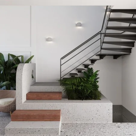 Kinkiety-do-salonu - kinkiet ścienny betonowy industrialny góra-dół globe sl.1362 sollux 