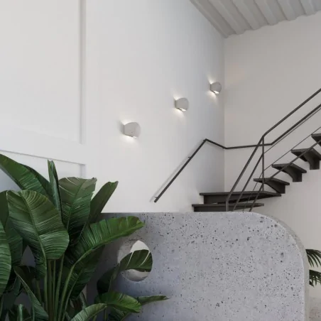 Kinkiety-do-salonu - kinkiet ścienny betonowy industrialny góra-dół globe sl.1362 sollux 