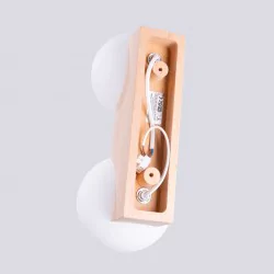 Oswietlenie-sufitowe - plafon lampa sufitowa 2 kule boho bulbo 2 naturalne drewno sollux sl.1683 