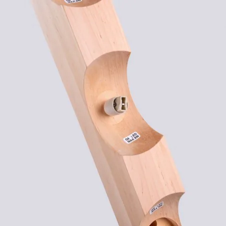 Oswietlenie-sufitowe - plafon listwa oświetleniowa 3 kule bulbo naturalne drewno sollux sl.1684 