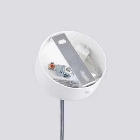 Lampy-sufitowe - lampa sufitowa wisząca tuba biała lami sl.1686 sollux 