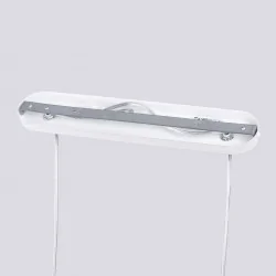 Lampy-sufitowe - lampa sufitowa wisząca podwójna biała gu10 lami sl.1687 sollux 