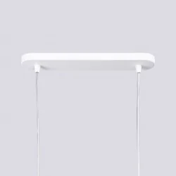 Lampy-sufitowe - lampa sufitowa wisząca podwójna biała gu10 lami sl.1687 sollux 