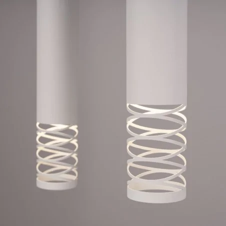 Lampy-sufitowe - lampa sufitowa potrójny zwis na listwie biała lami sl.1688 sollux 