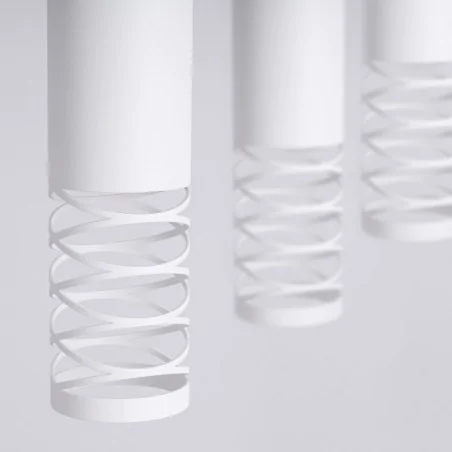 Lampy-sufitowe - lampa sufitowa potrójny zwis na listwie biała lami sl.1688 sollux 