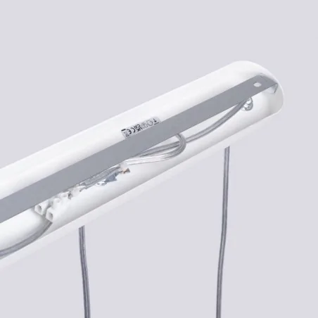 Lampy-sufitowe - lampa sufitowa potrójny zwis na listwie biała lami sl.1688 sollux 