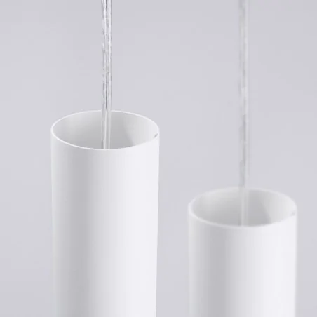 Lampy-sufitowe - lampa sufitowa wisząca potrójna biała lami sl.1689 sollux 