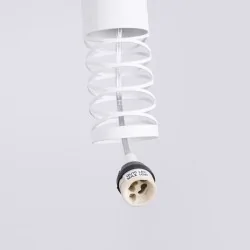 Lampy-sufitowe - lampa sufitowa wisząca potrójna biała lami sl.1689 sollux 