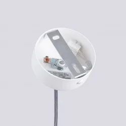 Lampy-sufitowe - lampa sufitowa wisząca biała nowoczesna tuba liro sl.1691 sollux 