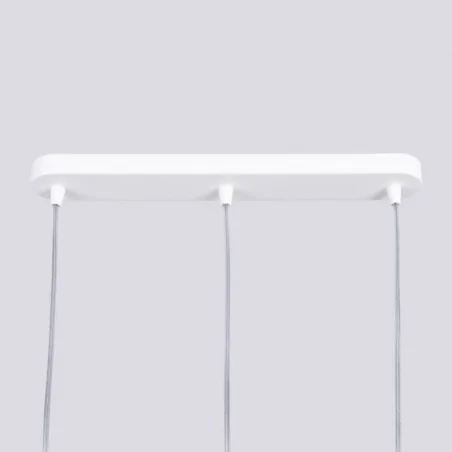 Lampy-sufitowe - lampa sufitowa potrójna na listwie biała liro sl.1693 sollux 