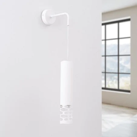 Kinkiety-do-salonu - kinkiet ścienny wewnętrzny biały liro sl.1695 sollux 