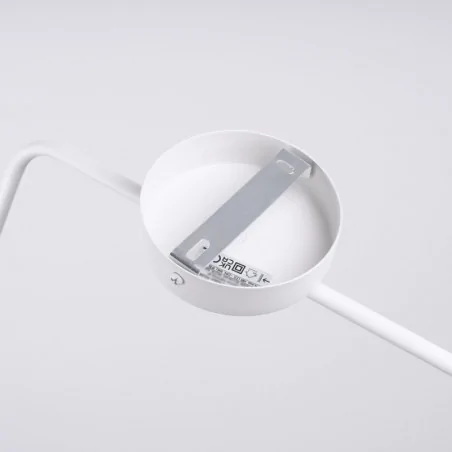 Kinkiety-do-salonu - kinkiet z wyłącznikiem na wysięgniku na ścianę nox biały sollux sl.1696 