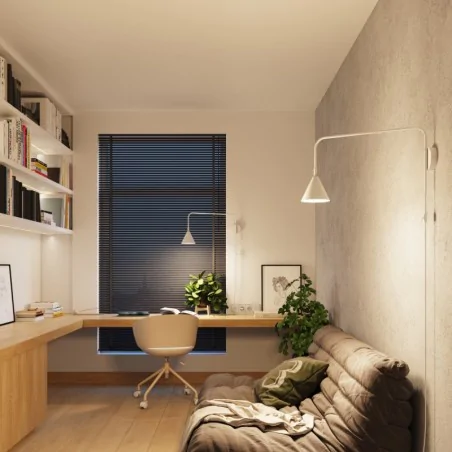 Kinkiety-do-salonu - kinkiet z wyłącznikiem na wysięgniku na ścianę nox biały sollux sl.1696 