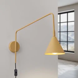 Kinkiety-do-salonu - kinkiet lampa nad łóżko do sypialni złota nox sollux sl.1698 