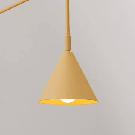 Kinkiety-do-salonu - kinkiet lampa nad łóżko do sypialni złota nox sollux sl.1698 