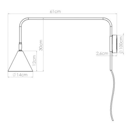 Kinkiety-do-salonu - kinkiet lampa nad łóżko do sypialni złota nox sollux sl.1698 