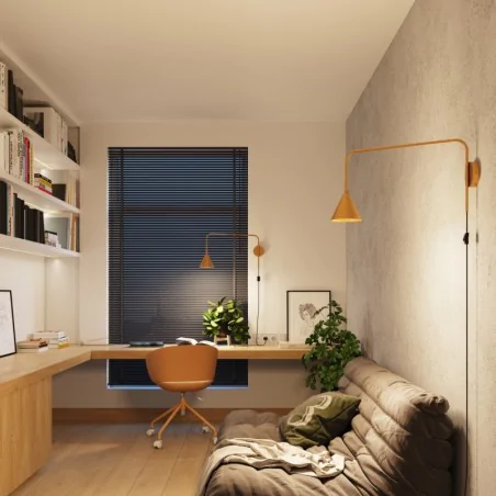 Kinkiety-do-salonu - kinkiet lampa nad łóżko do sypialni złota nox sollux sl.1698 