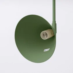 Kinkiety-do-salonu - kinkiet lampa ścienna na wysięgniku nox zielona oliwka sollux sl.1700 