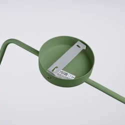 Kinkiety-do-salonu - kinkiet lampa ścienna na wysięgniku nox zielona oliwka sollux sl.1700 