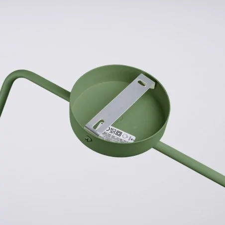 Kinkiety-do-salonu - kinkiet lampa ścienna na wysięgniku nox zielona oliwka sollux sl.1700 