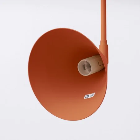 Kinkiety-do-salonu - kinkiet na wysięgniku nad łóżko nox ochra czerwona sollux sl.1701 