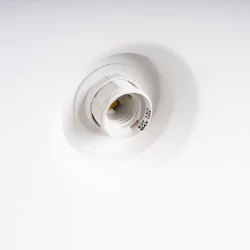 Lampy-sufitowe - lampa wisząca owalna nad stół kuchenny bilo biała sollux sl.1702 