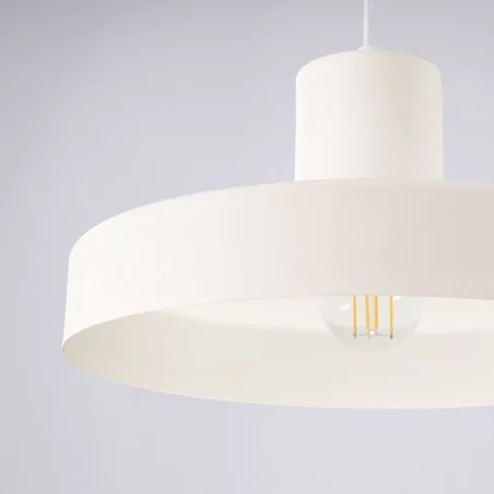 Lampy-sufitowe - lampa wisząca modna sufitowa bilo beżowa sollux sl.1704 