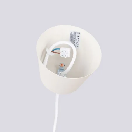 Lampy-sufitowe - lampa wisząca modna sufitowa bilo beżowa sollux sl.1704 