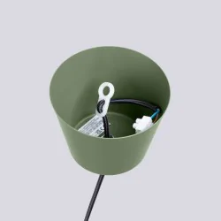 Lampy-sufitowe - lampa wisząca sufitowa nad wyspę kuchenną bilo zielona oliwka sollux sl.1705 