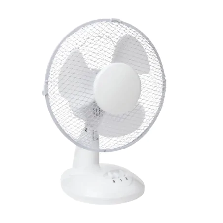 Wentylatory-na-biurko - wentylator biurkowy biały stojący z oscylacją 9 cali i00120290 tevo 