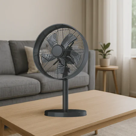 Wentylatory-na-biurko - wentylator stołowy czarny 12'' loft o mocy 30w i00146833 tevo 