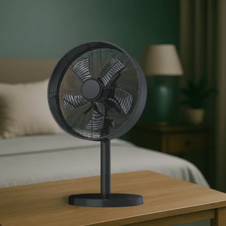 Wentylatory-na-biurko - wentylator stołowy czarny 12'' loft o mocy 30w i00146833 tevo 