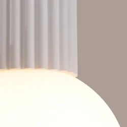Plafony - plafon lampa kula sufitowa halo biały ip44 sollux sl.1708 