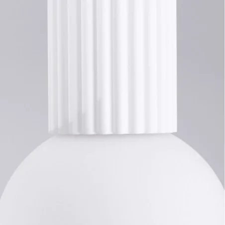 Plafony - plafon lampa kula sufitowa halo biały ip44 sollux sl.1708 