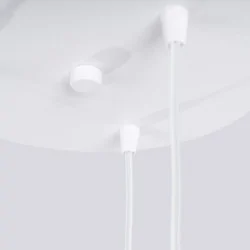 Lampy-sufitowe - lampa wisząca oprawa sufitowa 3 białe kule halo 3p biała sollux sl.1710 